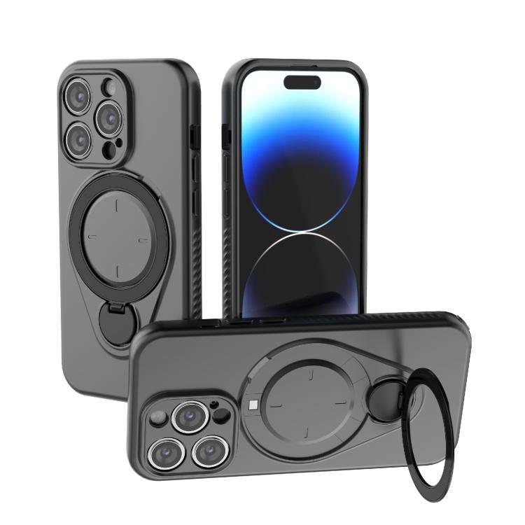 Custodia per telefono Ring Shield MagSafe in TPU con supporto girevole a 360 gradi, For iPhone 14 Pro, For iPhone 14 Pro Max, For iPhone 13 Pro Max, For iPhone 13 Pro