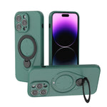 Custodia per telefono Ring Shield MagSafe in TPU con supporto girevole a 360 gradi, For iPhone 14 Pro, For iPhone 14 Pro Max, For iPhone 13 Pro Max, For iPhone 13 Pro