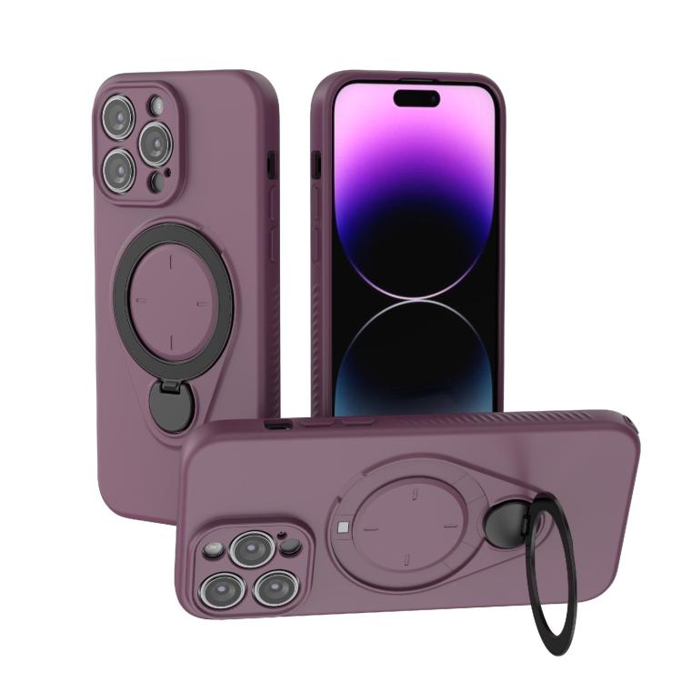 Custodia per telefono Ring Shield MagSafe in TPU con supporto girevole a 360 gradi, For iPhone 14 Pro, For iPhone 14 Pro Max, For iPhone 13 Pro Max, For iPhone 13 Pro
