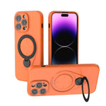 Custodia per telefono Ring Shield MagSafe in TPU con supporto girevole a 360 gradi, For iPhone 14 Pro, For iPhone 14 Pro Max, For iPhone 13 Pro Max, For iPhone 13 Pro