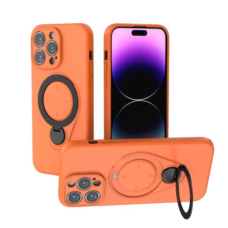 Custodia per telefono Ring Shield MagSafe in TPU con supporto girevole a 360 gradi, For iPhone 14 Pro, For iPhone 14 Pro Max, For iPhone 13 Pro Max, For iPhone 13 Pro