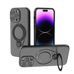 Custodia per telefono Ring Shield MagSafe in TPU con supporto girevole a 360 gradi, For iPhone 14 Pro, For iPhone 14 Pro Max, For iPhone 13 Pro Max, For iPhone 13 Pro