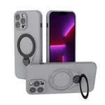 Custodia per telefono Ring Shield MagSafe in TPU con supporto girevole a 360 gradi, For iPhone 14 Pro, For iPhone 14 Pro Max, For iPhone 13 Pro Max, For iPhone 13 Pro