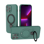 Custodia per telefono Ring Shield MagSafe in TPU con supporto girevole a 360 gradi, For iPhone 14 Pro, For iPhone 14 Pro Max, For iPhone 13 Pro Max, For iPhone 13 Pro