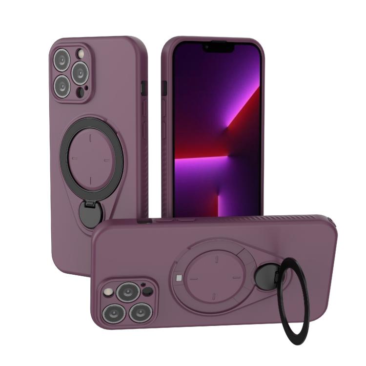 Custodia per telefono Ring Shield MagSafe in TPU con supporto girevole a 360 gradi, For iPhone 14 Pro, For iPhone 14 Pro Max, For iPhone 13 Pro Max, For iPhone 13 Pro