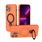 Custodia per telefono Ring Shield MagSafe in TPU con supporto girevole a 360 gradi, For iPhone 14 Pro, For iPhone 14 Pro Max, For iPhone 13 Pro Max, For iPhone 13 Pro