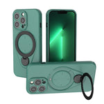 Custodia per telefono Ring Shield MagSafe in TPU con supporto girevole a 360 gradi, For iPhone 14 Pro, For iPhone 14 Pro Max, For iPhone 13 Pro Max, For iPhone 13 Pro