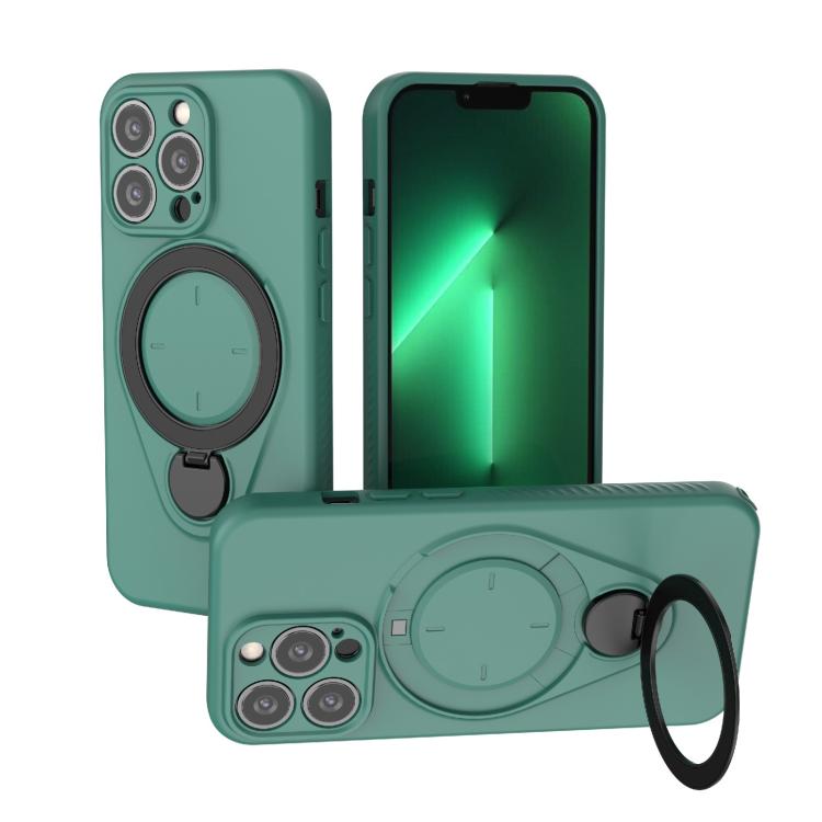 Custodia per telefono Ring Shield MagSafe in TPU con supporto girevole a 360 gradi, For iPhone 14 Pro, For iPhone 14 Pro Max, For iPhone 13 Pro Max, For iPhone 13 Pro