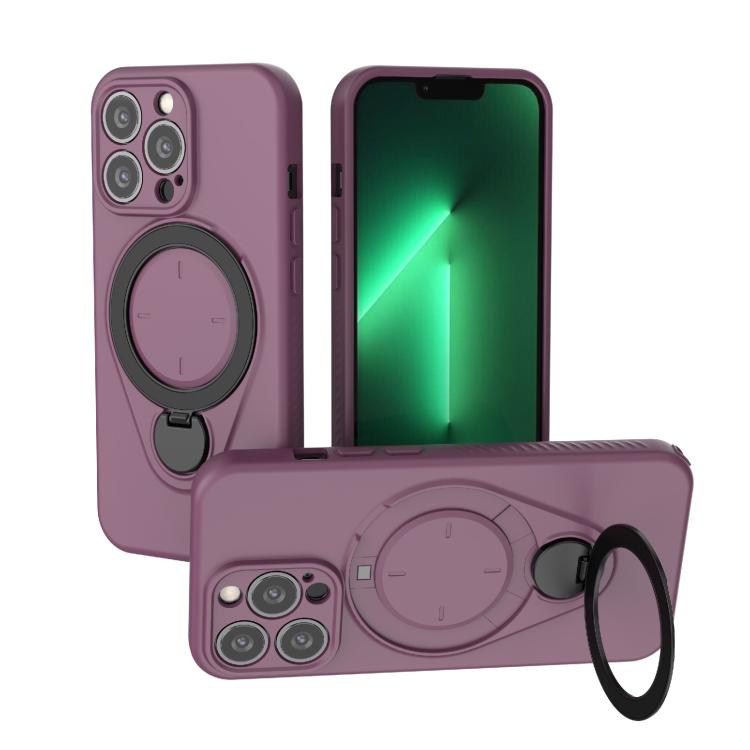 Custodia per telefono Ring Shield MagSafe in TPU con supporto girevole a 360 gradi, For iPhone 14 Pro, For iPhone 14 Pro Max, For iPhone 13 Pro Max, For iPhone 13 Pro