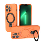 Custodia per telefono Ring Shield MagSafe in TPU con supporto girevole a 360 gradi, For iPhone 14 Pro, For iPhone 14 Pro Max, For iPhone 13 Pro Max, For iPhone 13 Pro