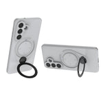 Custodia Ring Shield MagSafe in TPU con supporto girevole a 360 gradi per