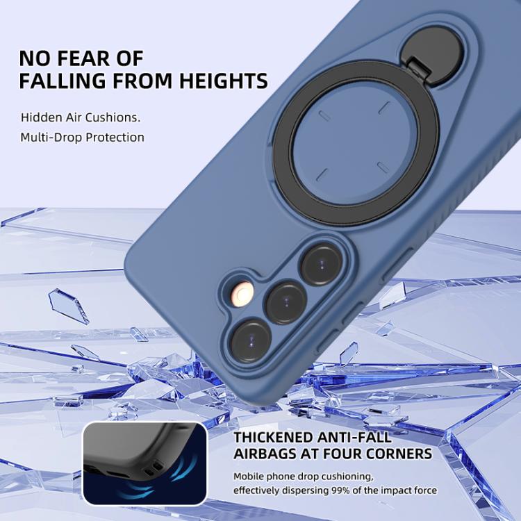 Custodia Ring Shield MagSafe in TPU con supporto girevole a 360 gradi per