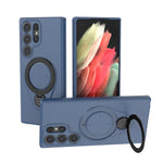 Custodia Ring Shield MagSafe in TPU con supporto girevole 360° per Samsung