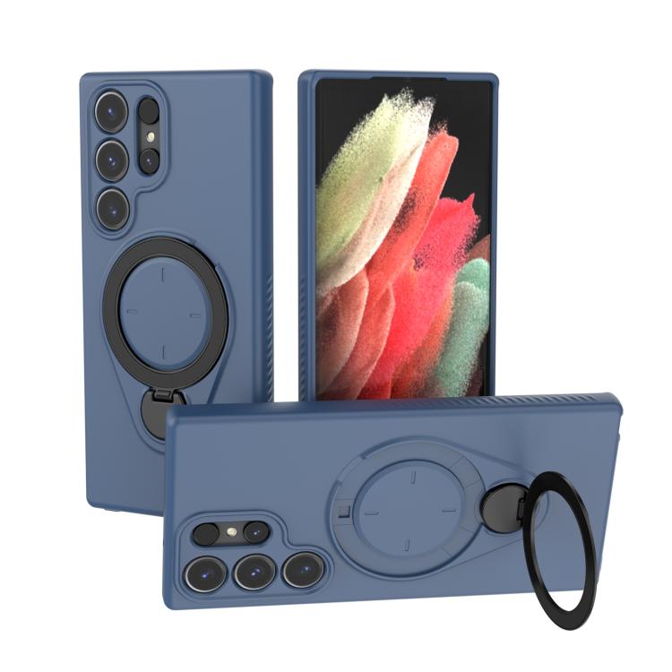 Custodia Ring Shield MagSafe in TPU con supporto girevole 360° per Samsung