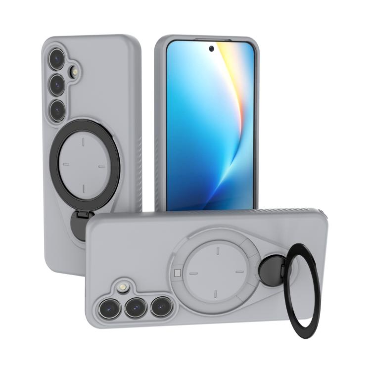 Custodia Ring Shield MagSafe in TPU con supporto girevole 360° per Samsung
