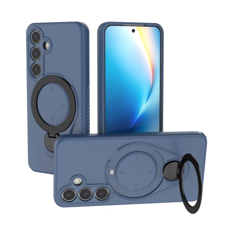 Custodia Ring Shield MagSafe in TPU con supporto girevole 360° per Samsung