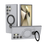 Custodia Ring Shield MagSafe in TPU con supporto girevole 360° per Samsung