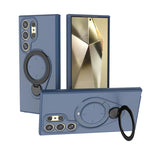 Custodia Ring Shield MagSafe in TPU con supporto girevole 360° per Samsung