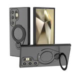 Custodia Ring Shield MagSafe in TPU con supporto girevole 360° per Samsung