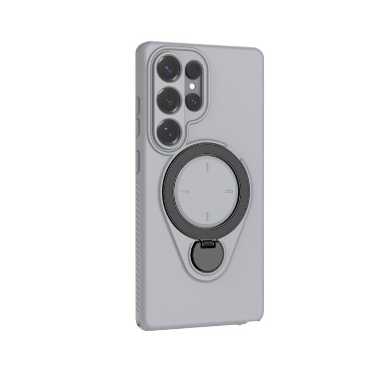 Custodia Ring Shield MagSafe in TPU con supporto girevole 360° per Samsung