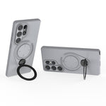 Custodia Ring Shield MagSafe in TPU con supporto girevole 360° per Samsung
