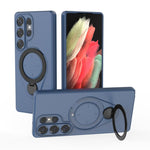 Custodia Ring Shield MagSafe in TPU con supporto girevole 360° per Samsung