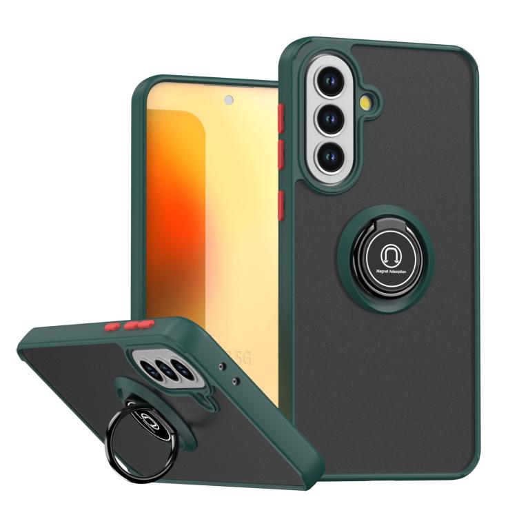 Custodia Q Shadow 1 Series in TPU e PC con anello per Samsung Galaxy A57 5G