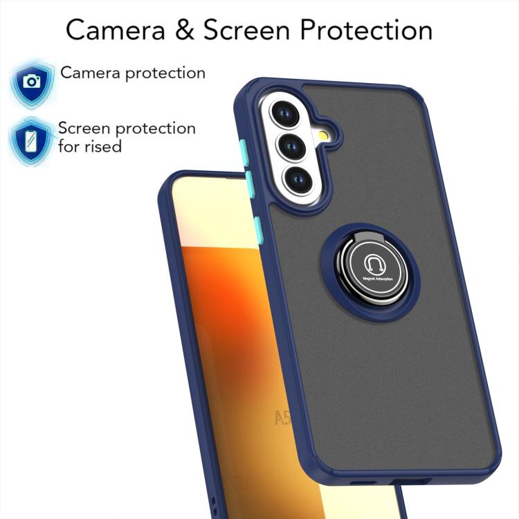 Custodia Q Shadow 1 Series in TPU e PC con anello per Samsung Galaxy A57 5G