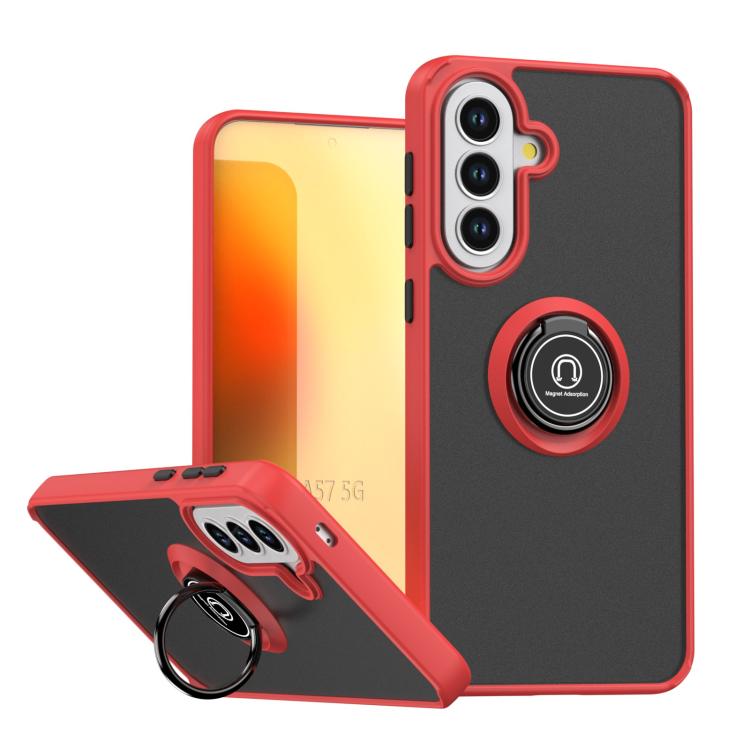 Custodia Q Shadow 1 Series in TPU e PC con anello per Samsung Galaxy A57 5G