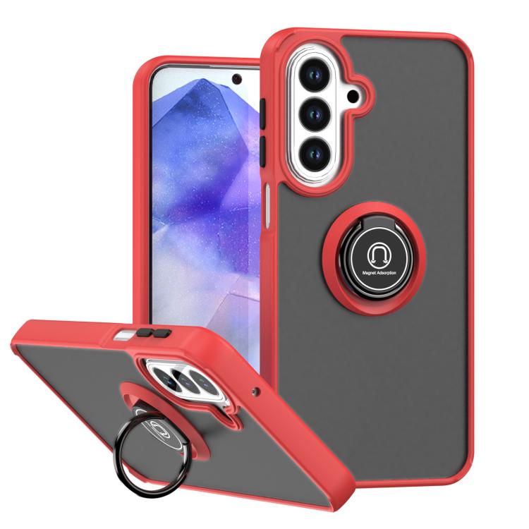 Custodia Q Shadow 1 Series in TPU e PC con anello per Samsung Galaxy A57 5G