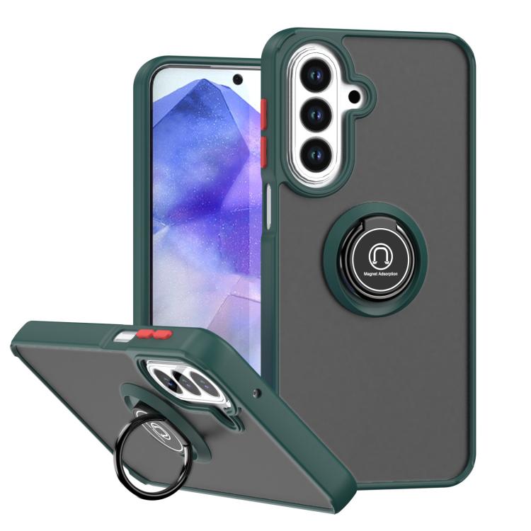 Custodia Q Shadow 1 Series in TPU e PC con anello per Samsung Galaxy A57 5G