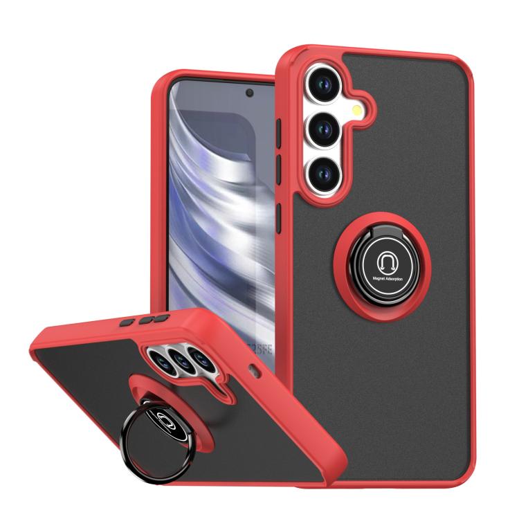 Custodia Q Shadow 1 Series in TPU e PC con anello per Samsung Galaxy S26+, S26