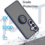 Custodia Q Shadow 1 Series in TPU e PC con anello per Samsung Galaxy S26+, S26