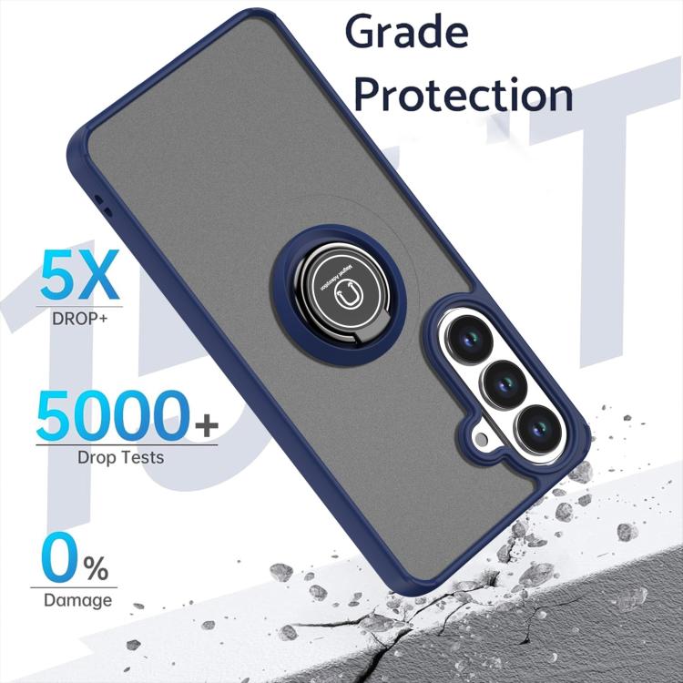 Custodia Q Shadow 1 Series in TPU e PC con anello per Samsung Galaxy S26+, S26