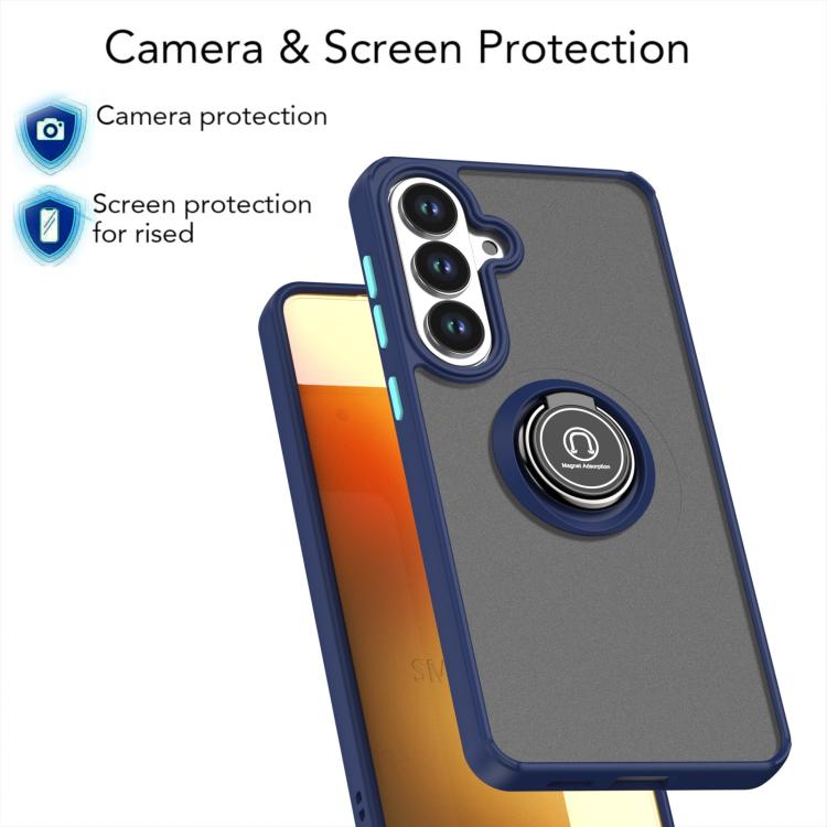 Custodia Q Shadow 1 Series in TPU e PC con anello per Samsung Galaxy S26+, S26
