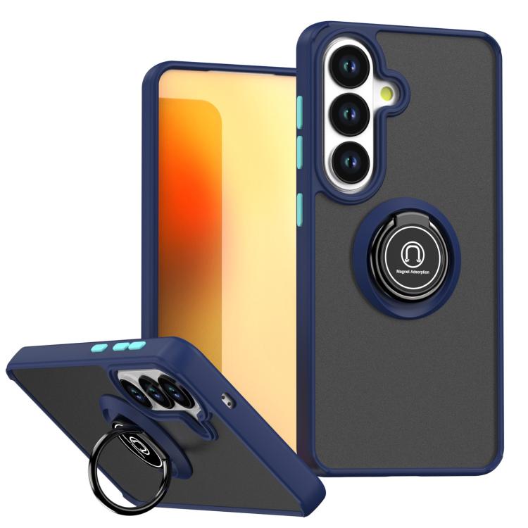Custodia Q Shadow 1 Series in TPU e PC con anello per Samsung Galaxy S26+, S26