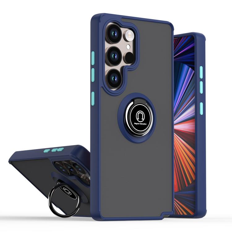 Custodia Q Shadow 1 Series in TPU e PC con anello per Samsung Galaxy S26+, S26