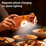 Illuminazione a LED portatile con clip magnetica, luce di riempimento