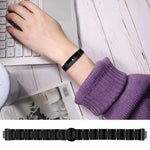 Cinturino per orologio sottile in acciaio inossidabile con fibbia a farfalla in metallo., For Fitbit Inspire 3, For Fitbit Ace 3 / Ace 2 / Inspire 2