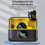 Microfono lavalier wireless J6 con custodia di ricarica, Type-C Plug, 8 Pin Plug
