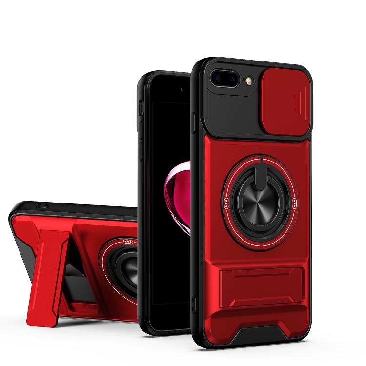 Custodia per telefono multifunzionale magnetica antiurto con finestra scorrevole per obiettivo., For iPhone 11 Pro Max, For iPhone 11, For iPhone XR, For iPhone XS Max