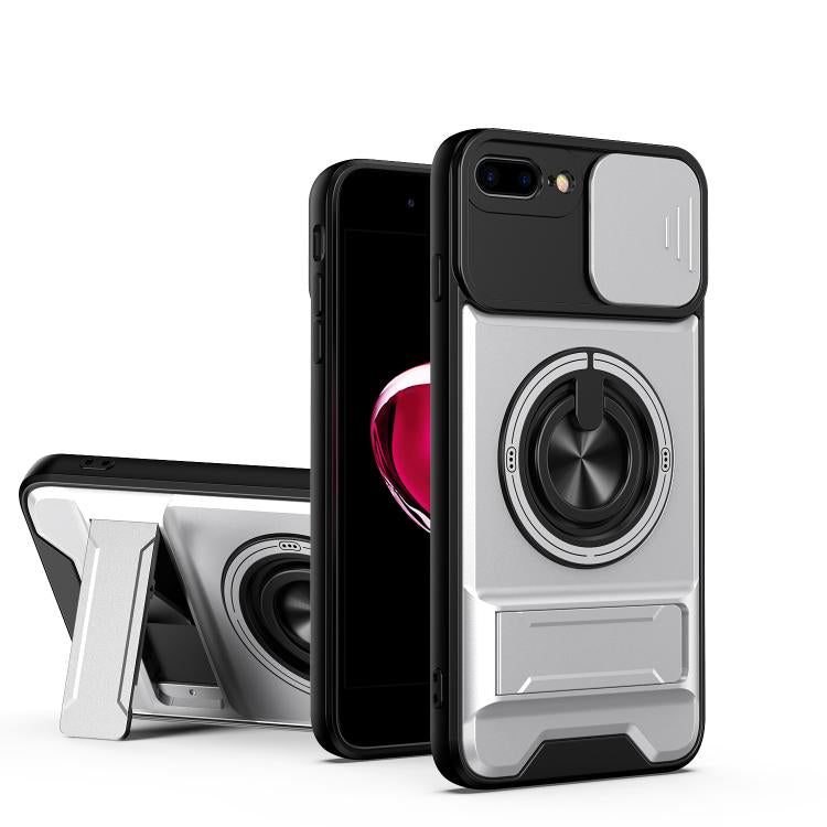 Custodia per telefono multifunzionale magnetica antiurto con finestra scorrevole per obiettivo., For iPhone 11 Pro Max, For iPhone 11, For iPhone XR, For iPhone XS Max