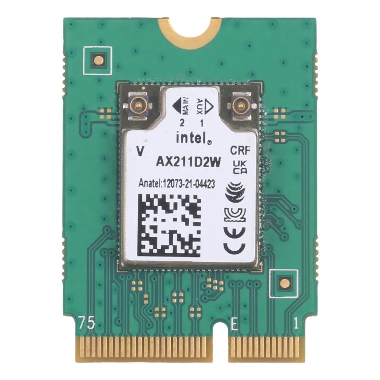 Scheda wireless Intel AX211D2W M.2 WiFi 6E dual band con Bluetooth
