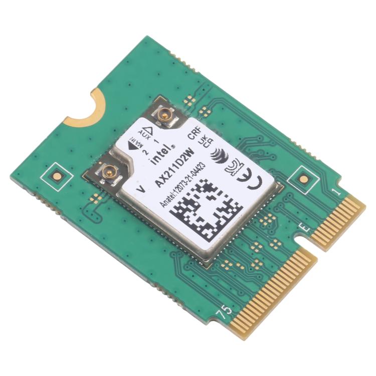 Scheda wireless Intel AX211D2W M.2 WiFi 6E dual band con Bluetooth - immagine 2