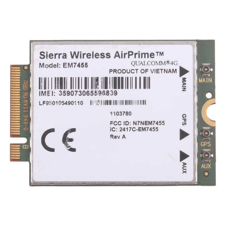 Modulo LTE Cat6 Huasj EM7455 NGFF M.2 4G per laptop e router