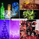 Stringa luminosa LED RGB USB in filo di rame con controllo Blueto