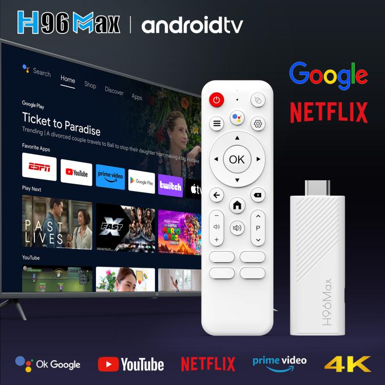 TV Stick Android H96 Max H313 con Wi-Fi 6 e memoria 8 o 16 GB - immagine 3
