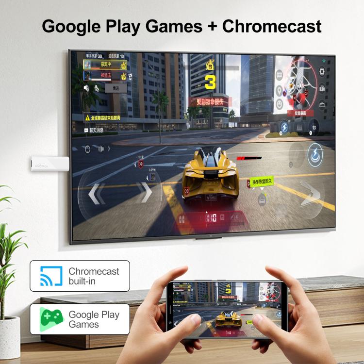 TV Stick Android H96 Max H313 con Wi-Fi 6 e memoria 8 o 16 GB - immagine 9