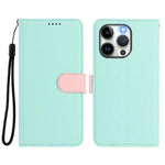Custodia per telefono in ecopelle vegana con texture litchi rimovibile e chiusura magnetica laterale., For iPhone 15 Pro Max, For iPhone 15 Pro, For iPhone 15 Plus, For iPhone 15