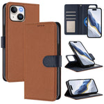 Custodia per telefono in ecopelle vegana con texture litchi rimovibile e chiusura magnetica laterale., For iPhone 14 Plus, For iPhone 14, For iPhone 14 Pro, For iPhone 14 Pro Max